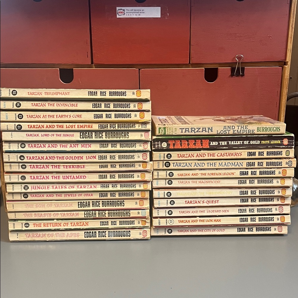 Rare Vintage Edgar Rice Burroughs Tarzan Book Collection